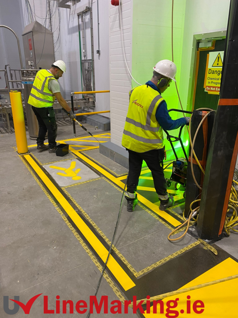 Safety Walkways with UV Line Marking