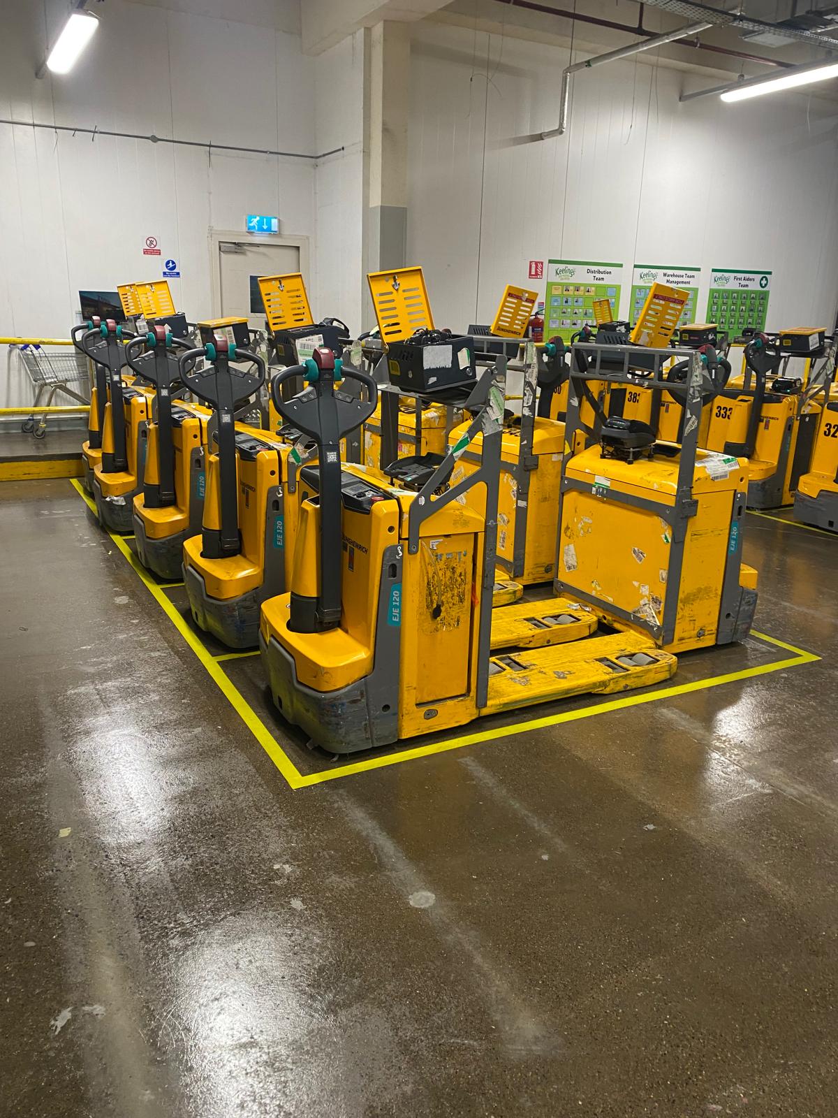 Forklift Parking Spaces