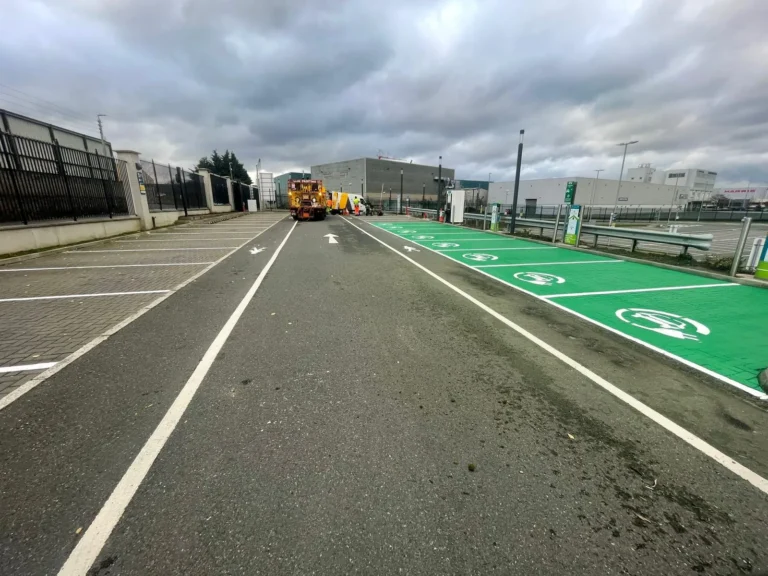 EV Charging Bay Line Marking